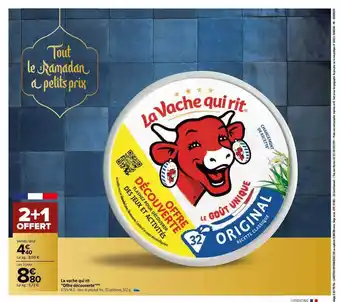 Carrefour La vache qui rit offre
