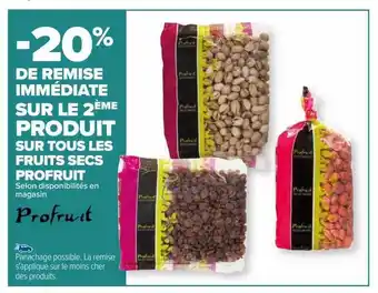 Carrefour Les fruits secs profruit offre