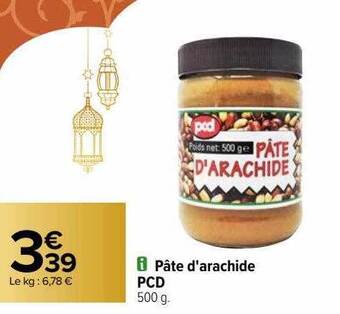 Carrefour Pâte d'arachide pcd offre