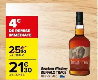Carrefour Bourbon whiskey buffalo trace offre