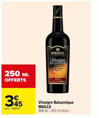 Carrefour Vinaigre balsamique maille offre