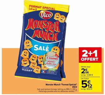 Carrefour Monster munch offre