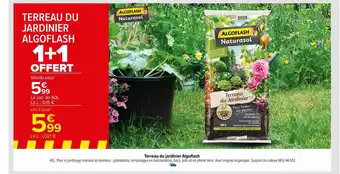 Carrefour Terreau du jardinier algoflash offre