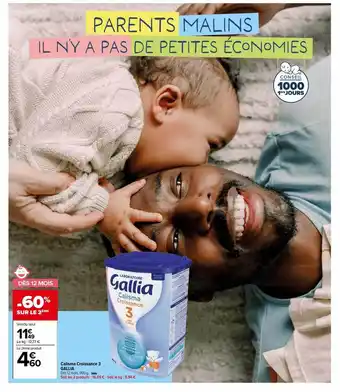 Carrefour Calisma croissance 3 gallia offre