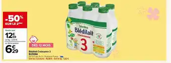 Carrefour Blédilait croissance 3 blédina offre