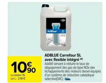 Carrefour Adblue carrefour 5l avec flexible intégré offre