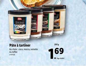 Lidl Pâte à tartiner offre
