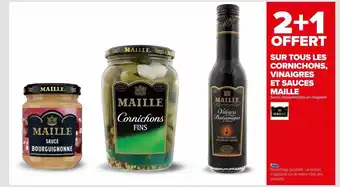 Carrefour Les cornichons, vinaigres et sauces maille offre