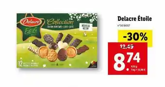 Lidl Delacre étoile offre