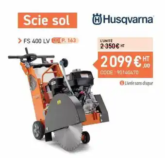 Loxam Fs 400 lv husqvarna offre