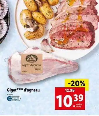 Lidl Gigot*** d'agneau offre