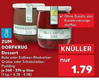 Zum dorfkrug dessert