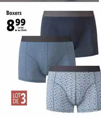 Lidl Boxers offre