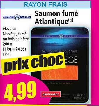 Norma Saumon fumé atlantique offre