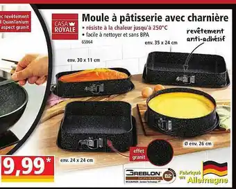 Norma Moule à pâtisserie avec charnière casa royale offre