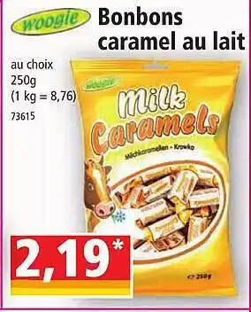 Norma Bonbons caramel au lait woogie offre