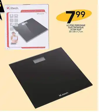 Stokomani Le pèse personne électronique ultra plat offre