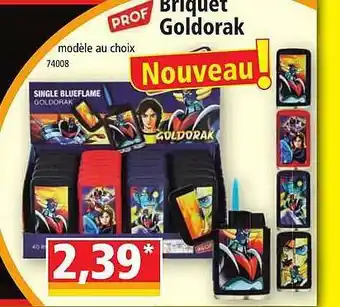 Briquet goldorak prof