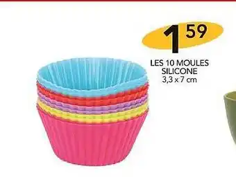 Stokomani Les 10 moules silicone offre