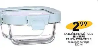 Stokomani La boîte hermétique en verre et son couvercle offre