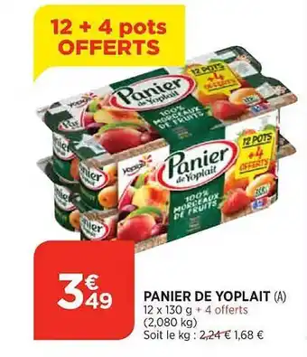 Maximarché Panier de yoplait offre