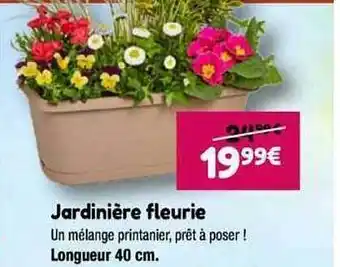 Jardinière fleurie