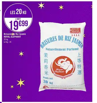 Casino Supermarchés Brisures riz jasmin royal elephant offre