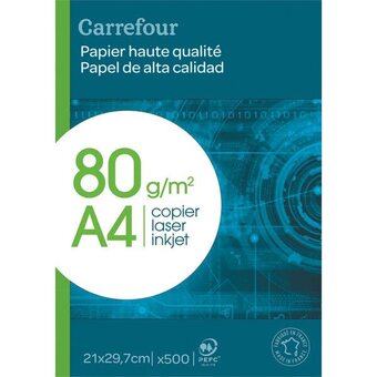 Carrefour Carrefour ramette papier impression haute qualité offre