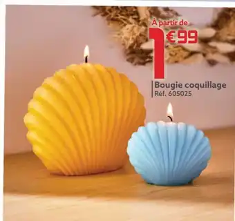 Gifi Bougie coquillage offre