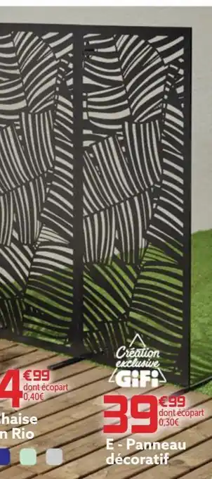 Gifi Panneau decoratif offre