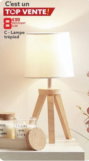 Gifi Lampe trepied offre