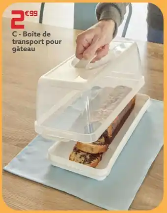 Gifi Boîte de transport pour gateau offre