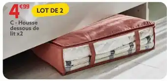 Gifi Housse dessous de lit x2 offre
