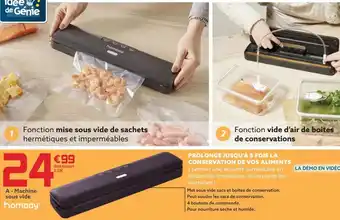 Gifi Machine sous vide offre