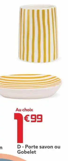 Gifi Porte savon ou gobelet offre