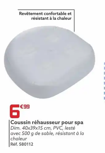 Gifi Coussins rehausseur pour spa offre