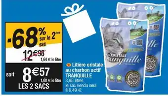 Cora x Carrefour Litière pour chats offre