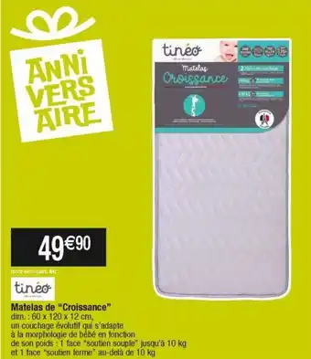 Cora x Carrefour Matelas bébé offre