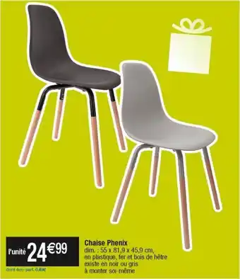 Cora x Carrefour Chaise offre
