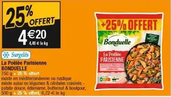 Cora x Carrefour Légumes surgelés bonduelle offre