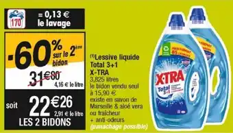 Lessive liquide x-tra