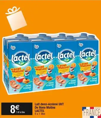Cora x Carrefour Lait lactel offre