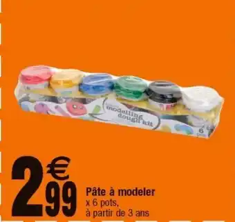 Cora x Carrefour Pâte à modeler offre