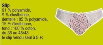 Cora x Carrefour Slip offre