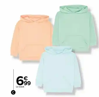 Sweat capuche unisexe