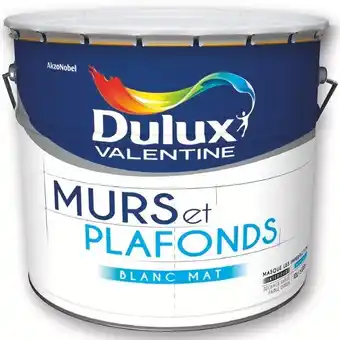 Mr Bricolage Peinture murs et plafonds mat 10 L offre
