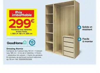 Castorama Dressing Atomia Goodhome offre