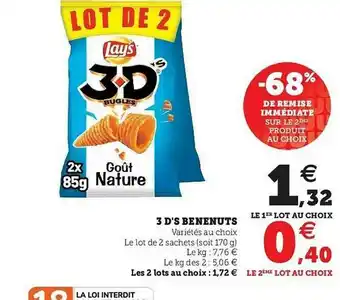 U Express 3d's Bénénuts offre