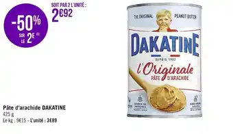 Casino Supermarchés Pâte d'arachide DAKATINE offre