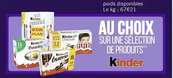 Casino Supermarchés Kinder offre
